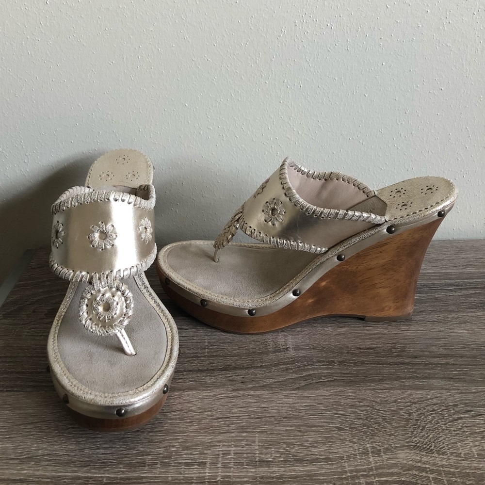 New Jack Rogers wedges 10